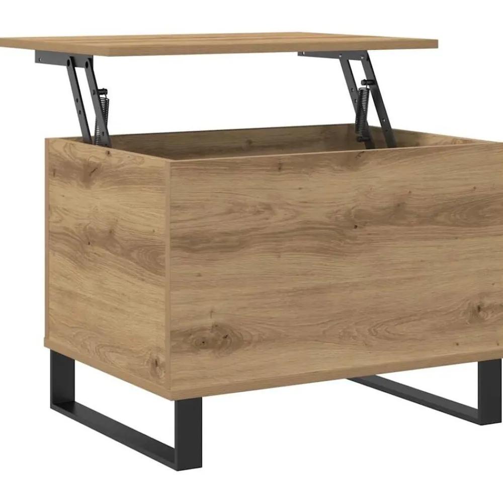 vidaXL Mesas-Mesa de centro madera de ingeniería 60x44,5x45 cm