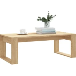 vidaXL Mesa de centro madera de ingeniería 102x50x35 cm Roble Sonoma Best