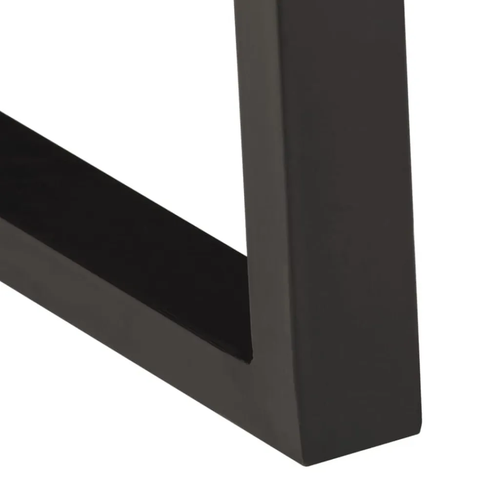 vidaXL Mesa de centro madera maciza de acacia marrón miel 110x55x40 cm Marrón miel