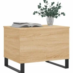 vidaXL Mesas-Mesa de centro madera contrachapada 60x44,5x45 cm