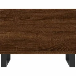 vidaXL Mesa de centro madera contrachapada roble marrón 60x44,5x45 cm Marrón roble Best
