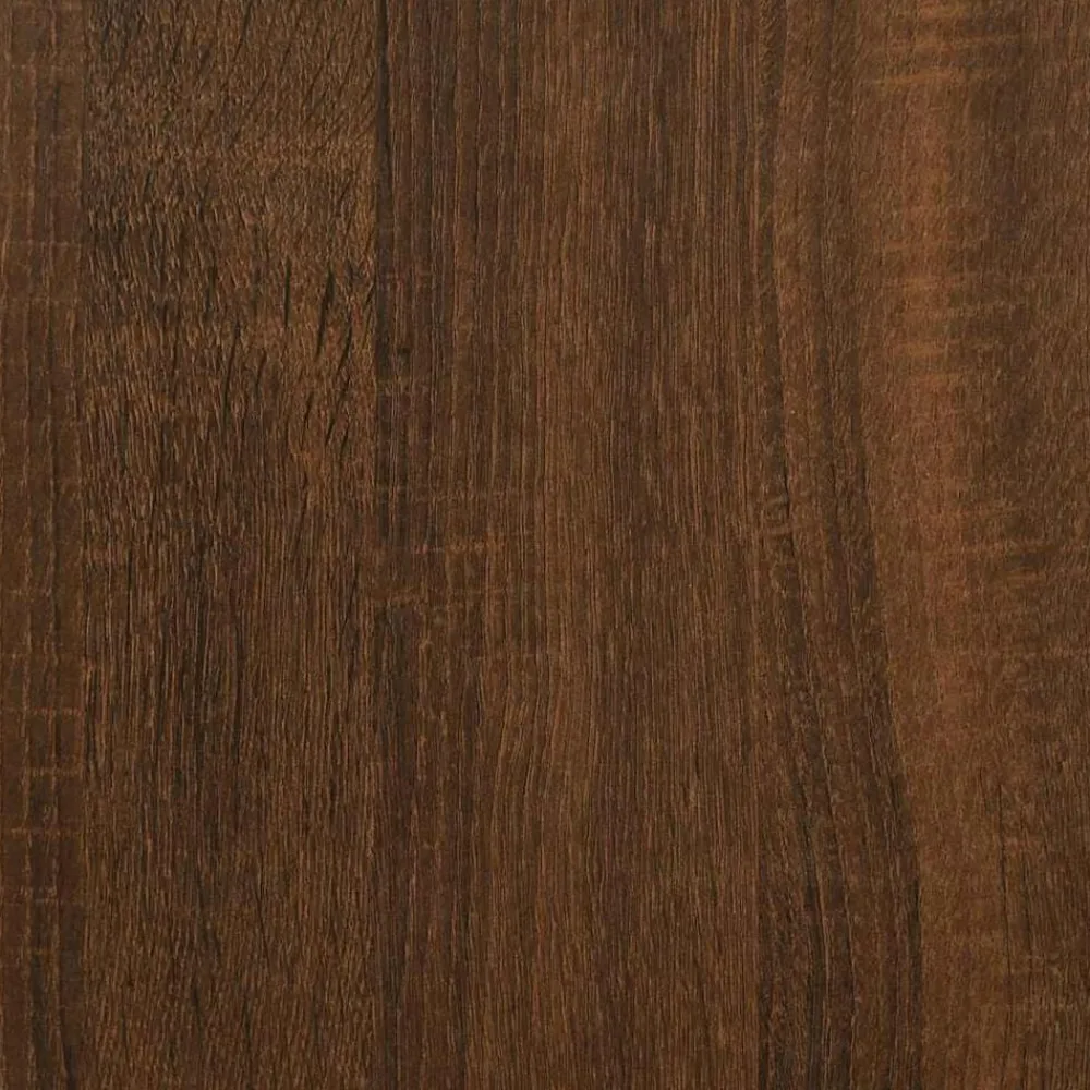 vidaXL Mesa de centro madera contrachapada roble marrón 60x44,5x45 cm Marrón roble Best