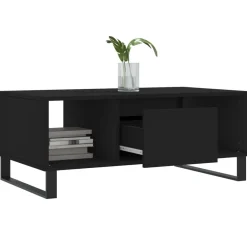 vidaXL Mesas-Mesa de centro madera contrachapada 90x50x36,5 cm
