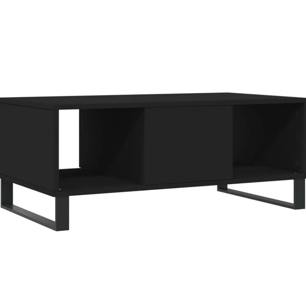vidaXL Mesas-Mesa de centro madera contrachapada 90x50x36,5 cm