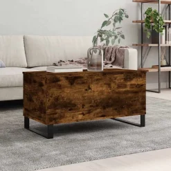 vidaXL Mesas-Mesa de centro madera contrachapada 90x44,5x45 cm