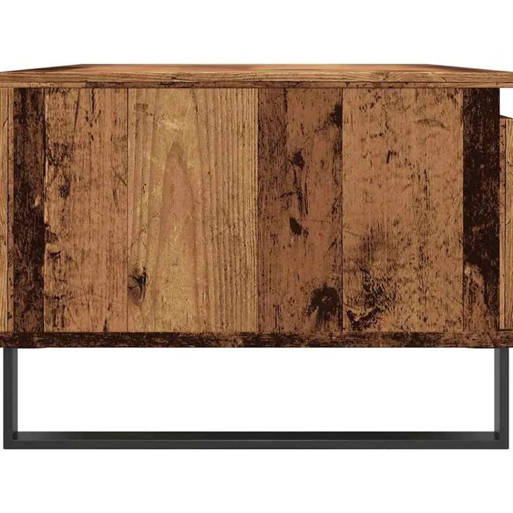 vidaXL Mesa de centro madera de ingeniería envejecida 90x50x36,5 cm Madera antigua Best