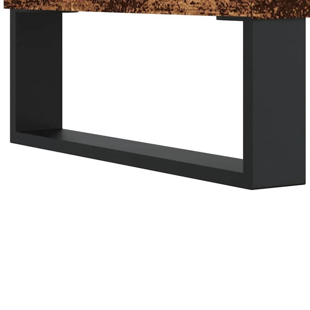 vidaXL Mesa de centro madera de ingeniería envejecida 90x50x36,5 cm Madera antigua Best