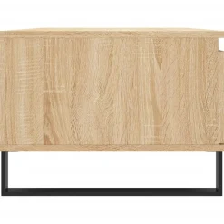 vidaXL Mesa de centro madera contrachapada 90x50x36,5 cm Roble Sonoma Online