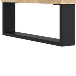 vidaXL Mesa de centro madera contrachapada 90x50x36,5 cm Roble Sonoma Online
