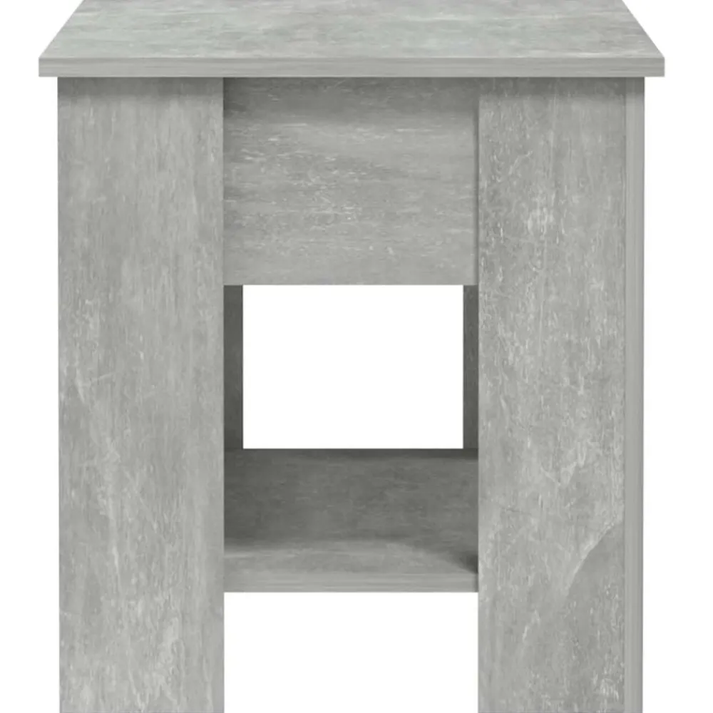 vidaXL Mesas-Mesa de centro madera de ingeniería gris hormigón 101x49x52 cm