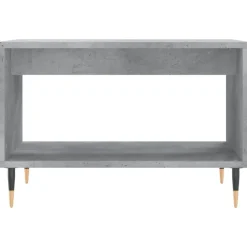 vidaXL Mesa de centro madera de ingeniería gris hormigón 60x50x40 cm Gris hormigón Outlet