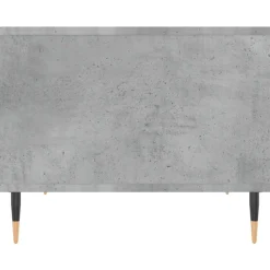 vidaXL Mesa de centro madera de ingeniería gris hormigón 60x50x40 cm Gris hormigón Outlet