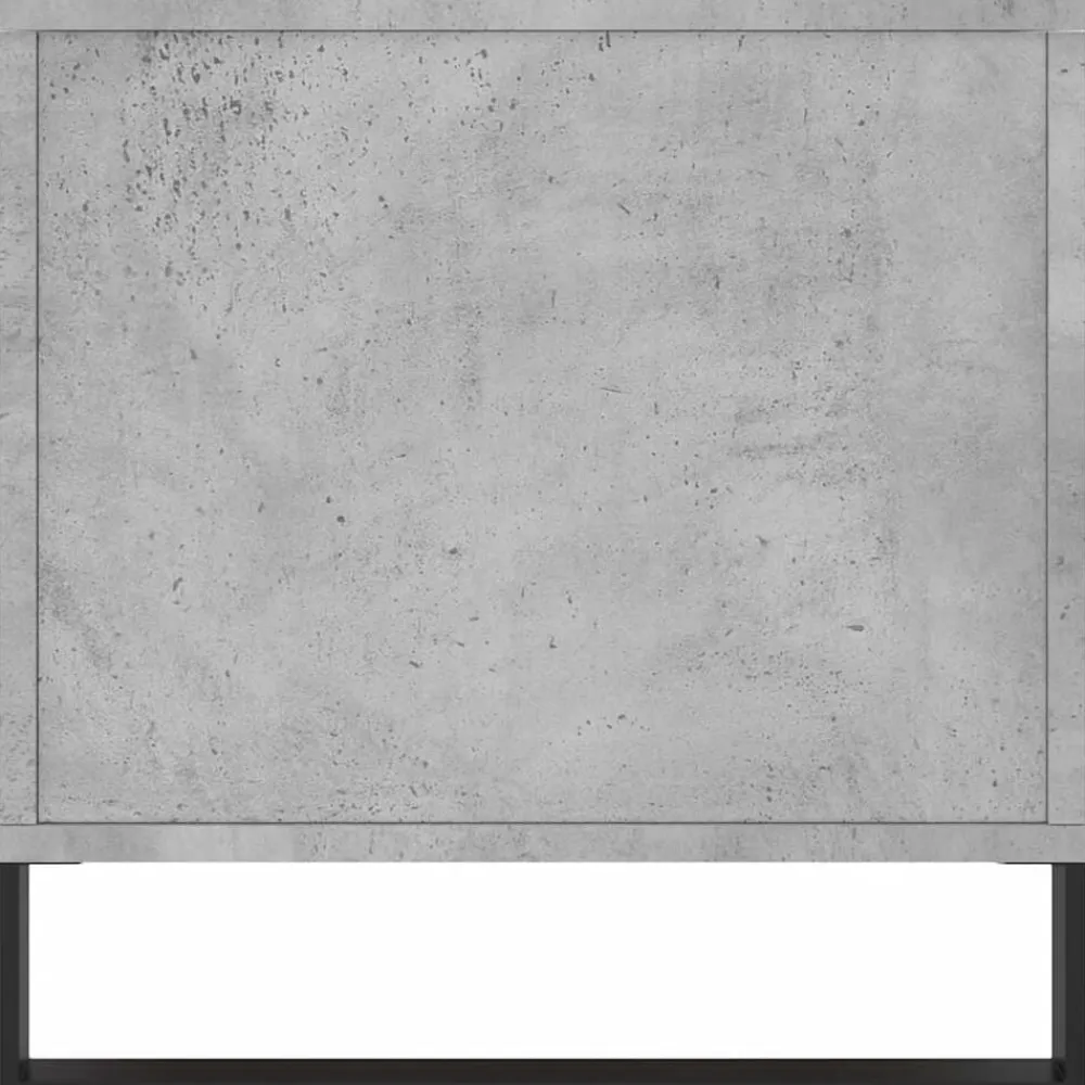 vidaXL Mesas-Mesa de centro madera contrachapada gris hormigón 90x44,5x45 cm