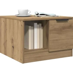 vidaXL Mesas-Mesa de centro madera de ingeniería 50x50x36 cm