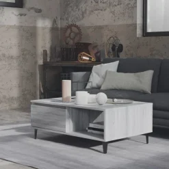 vidaXL Mesa de centro madera de ingeniería 90x60x35 cm Gris sonoma Online