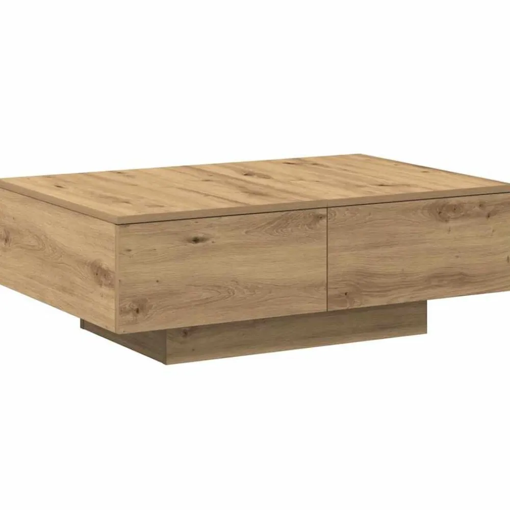 vidaXL Mesas-Mesa de centro madera de ingeniería 90x60x31 cm