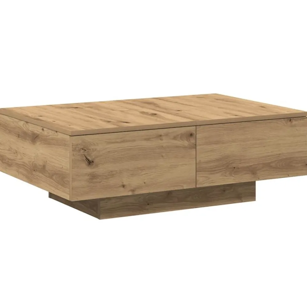 vidaXL Mesas-Mesa de centro madera de ingeniería 90x60x31 cm