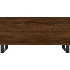 vidaXL Mesas-Mesa de centro madera contrachapada roble marrón 90x44,5x45 cm