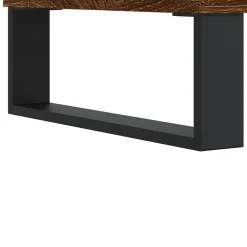 vidaXL Mesas-Mesa de centro madera contrachapada roble marrón 90x44,5x45 cm
