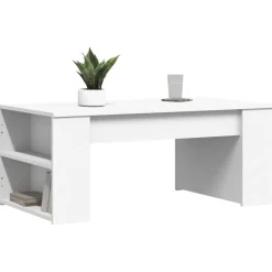 vidaXL Mesa de centro madera de ingeniería 102x55x42 cm Blanco Hot