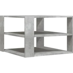 vidaXL Mesas-Mesa de centro madera ingeniería gris hormigón 58x58x40 cm