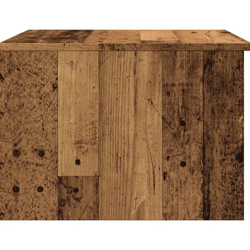 vidaXL Mesa de centro madera de ingeniería envejecida 50x50x36 cm Madera antigua Sale