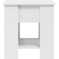 vidaXL Mesa de centro madera de ingeniería 101x49x52 cm Blanco Sale