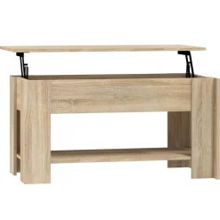 vidaXL Mesa de centro madera de ingeniería 101x49x52 cm Roble Sonoma Hot