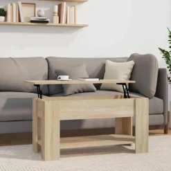 vidaXL Mesa de centro madera de ingeniería 101x49x52 cm Roble Sonoma Hot