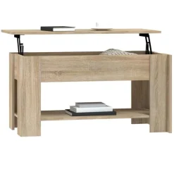 vidaXL Mesa de centro madera de ingeniería 101x49x52 cm Roble Sonoma Hot