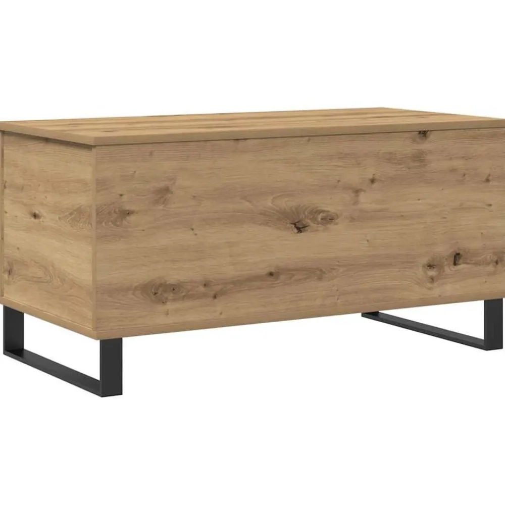 vidaXL Mesas-Mesa de centro madera de ingeniería 90x44,5x45 cm