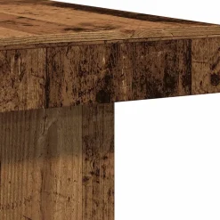 vidaXL Mesas-Mesa de centro madera de ingeniería envejecida 90x90x28 cm