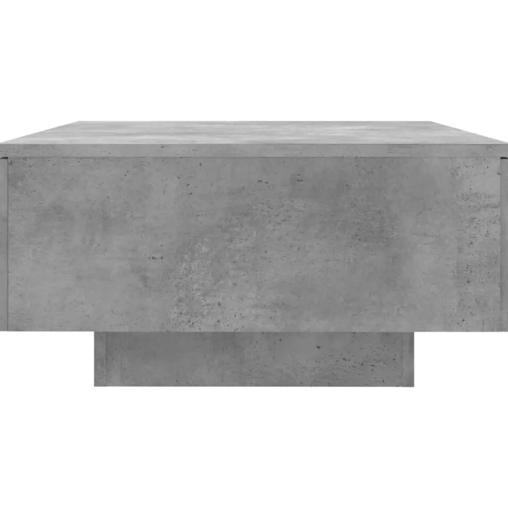 vidaXL Mesas-Mesa de centro madera de ingeniería gris hormigón 90x60x31 cm