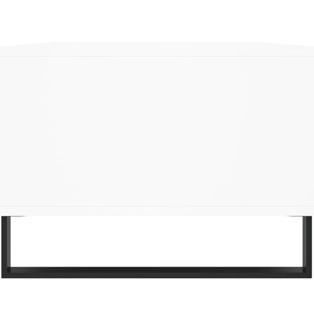 vidaXL Mesa de centro madera contrachapada 90x50x36,5 cm Blanco Hot