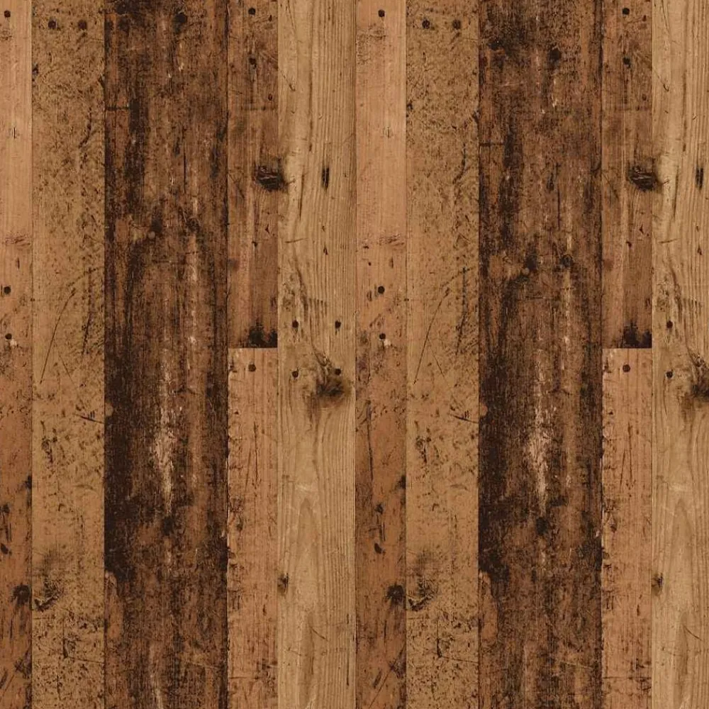 vidaXL Mesa de centro madera de ingeniería envejecida 80x50,5x41,5 cm Madera antigua New