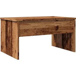 vidaXL Mesa de centro madera de ingeniería envejecida 80x50,5x41,5 cm Madera antigua New