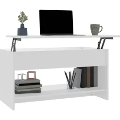 vidaXL Mesas-Mesa de centro madera de ingeniería 102x50x52,5 cm