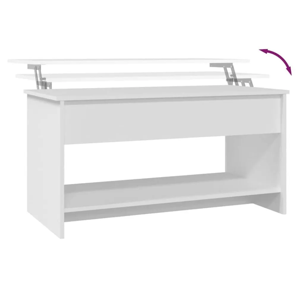 vidaXL Mesas-Mesa de centro madera de ingeniería 102x50x52,5 cm