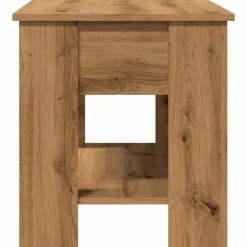 vidaXL Mesas-Mesa de centro madera de ingeniería roble artesanal 101x49x52cm