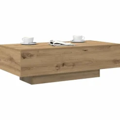 vidaXL Mesas-Mesa de centro madera ingeniería 100x49,5x31 cm