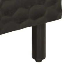 vidaXL Mesas-Mesa de centro madera maciza de mango negra 100x54x40 cm