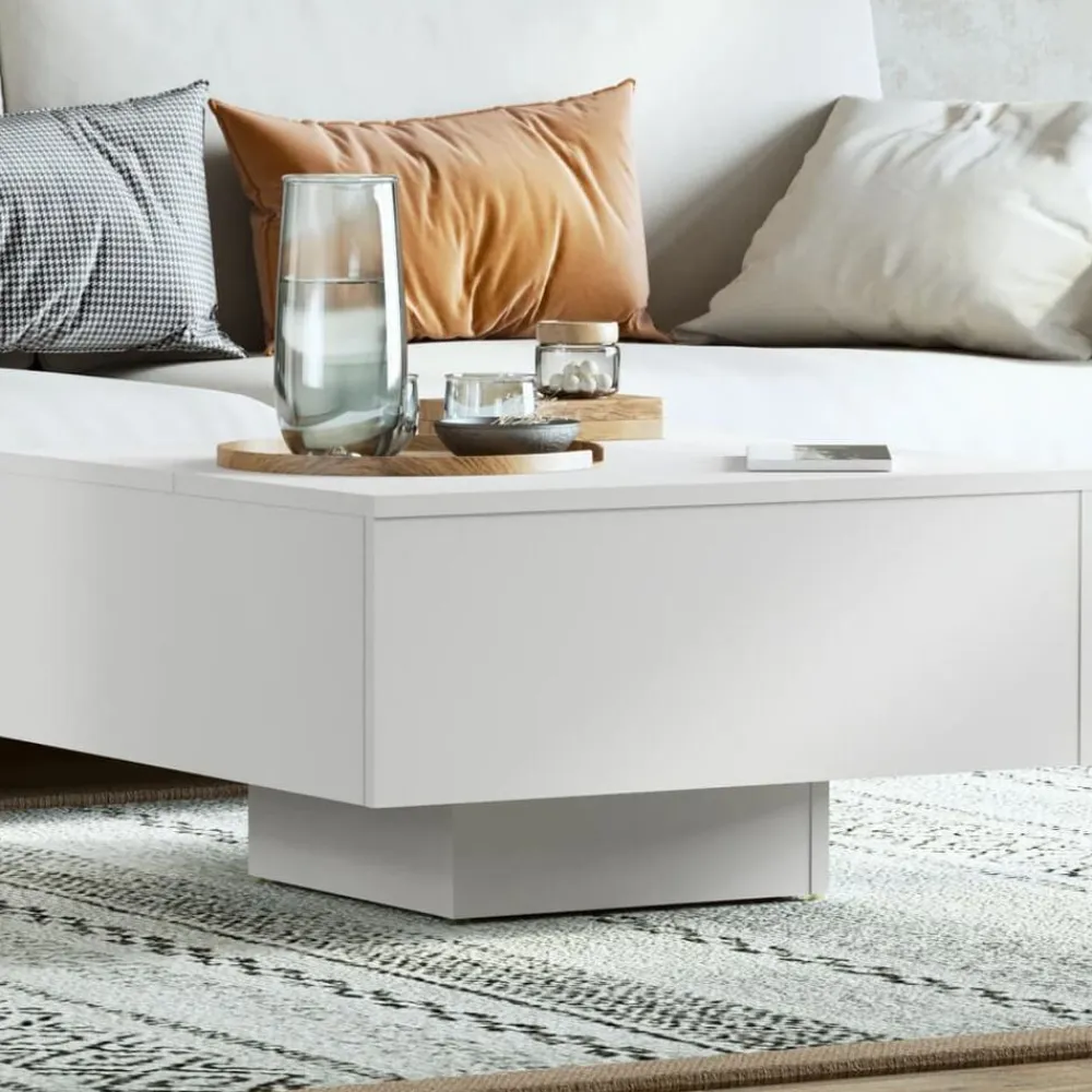 vidaXL Mesas-Mesa de centro madera contrachapada 60x60x31,5 cm