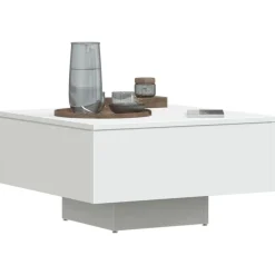 vidaXL Mesas-Mesa de centro madera contrachapada 60x60x31,5 cm