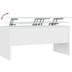 vidaXL Mesas-Mesa de centro madera contrachapada 102x50,5x46,5 cm