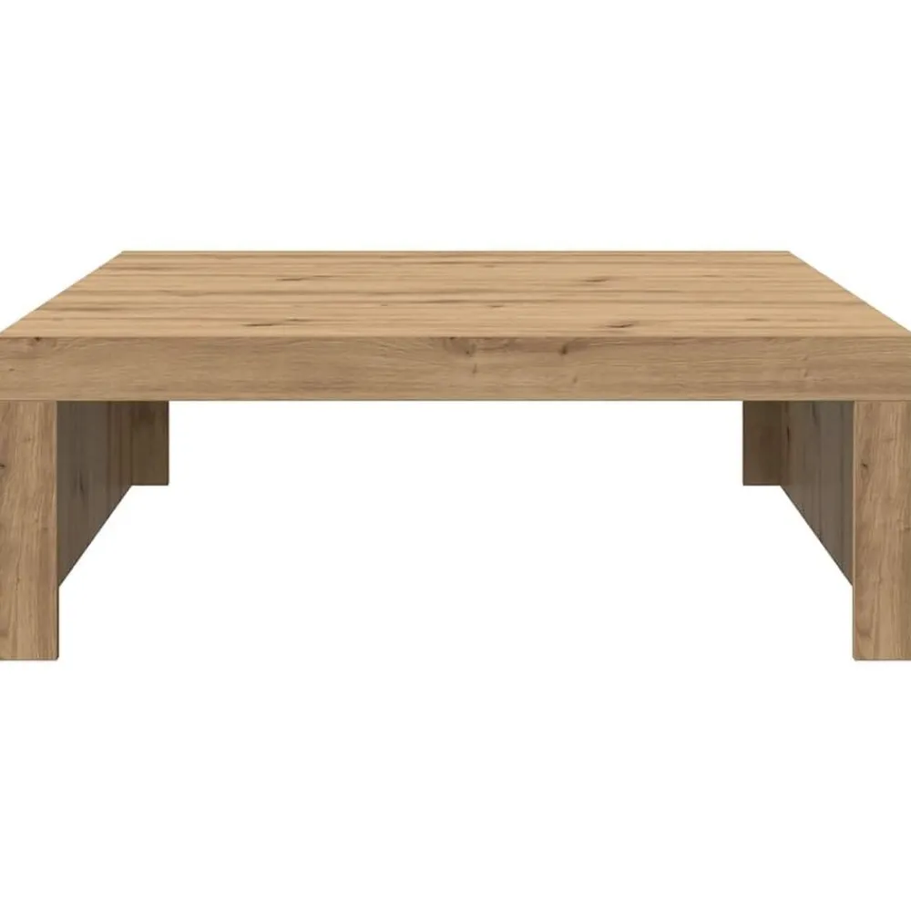 vidaXL Mesas-Mesa de centro madera de ingeniería 100x100x35 cm
