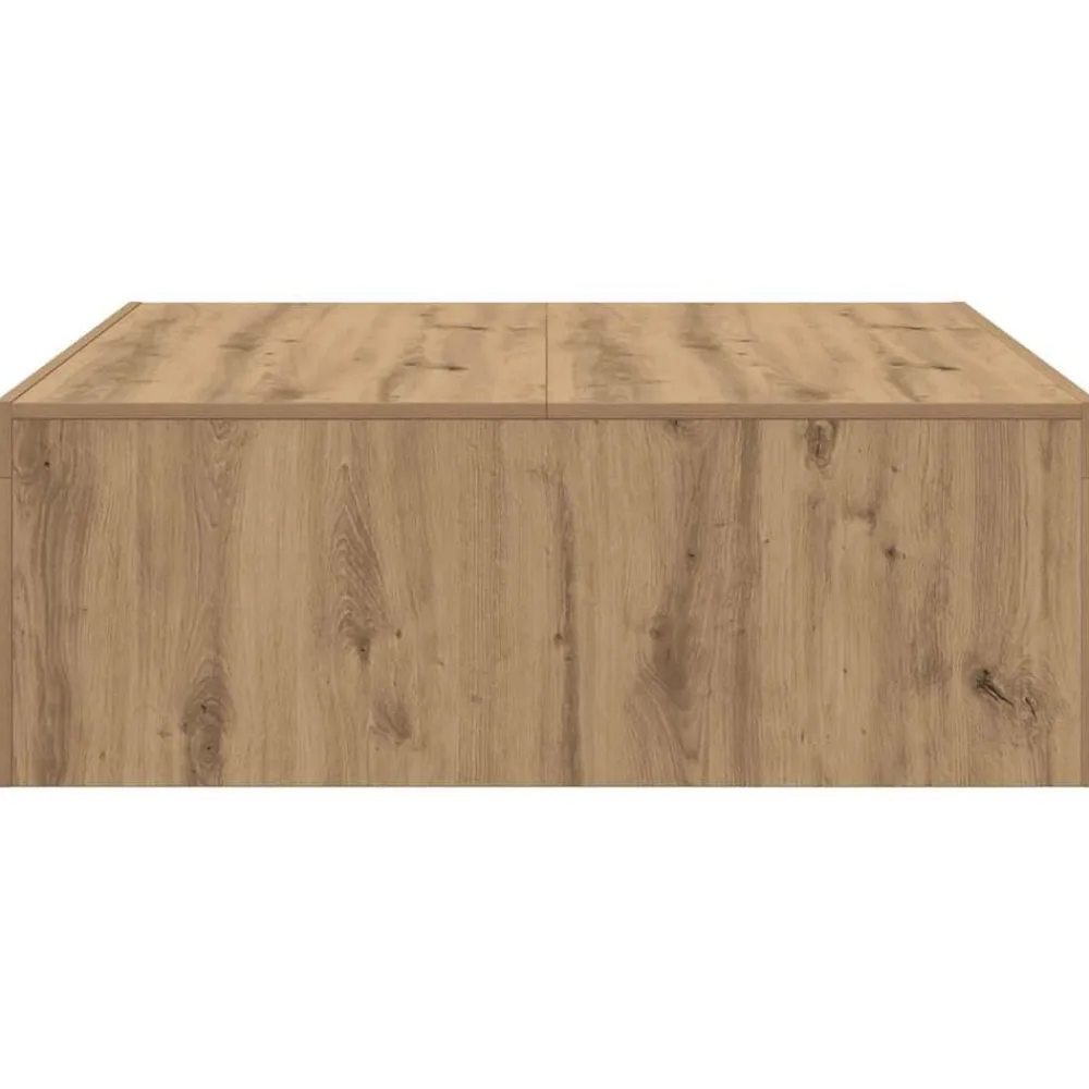 vidaXL Mesas-Mesa de centro madera de ingeniería 100x100x35 cm