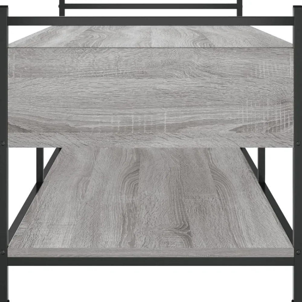 vidaXL Mesas-Mesa de centro madera de ingeniería 99x50x50 cm