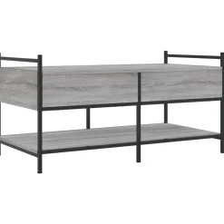 vidaXL Mesas-Mesa de centro madera de ingeniería 99x50x50 cm