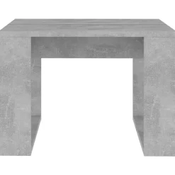 vidaXL Mesas-Mesa de centro madera de ingeniería gris hormigón 50x50x35 cm