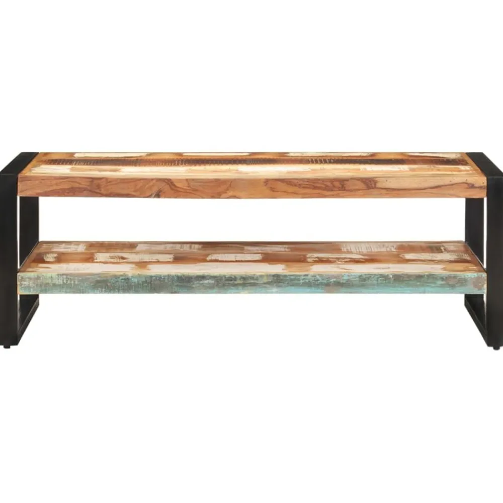 vidaXL Mesas-Mesa de centro madera maciza reciclada 120x60x40 cm